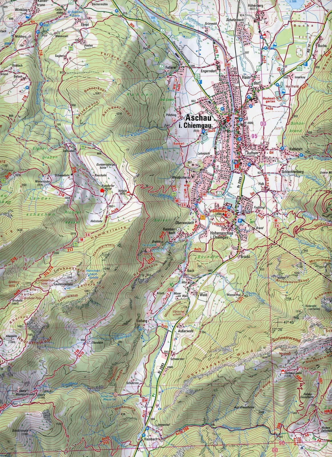 Thumbnail - Aschau I.chiemgau 1:25 000 | Digitalisierung | (land-)karte | Deutsch