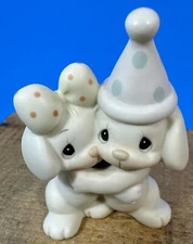 1991 Precious Moments "Let's Be Friends" 527270 Dogs Puppies Figure Figurine