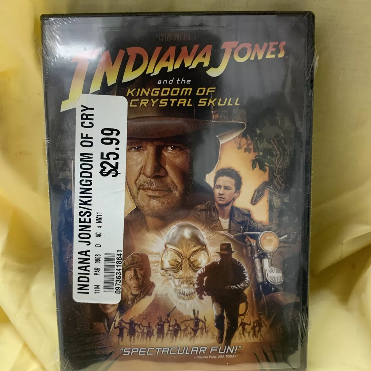 Indiana Jones and the Kingdom of the Crystal Skull (DVD, 2008) Pre Owned  97363418641