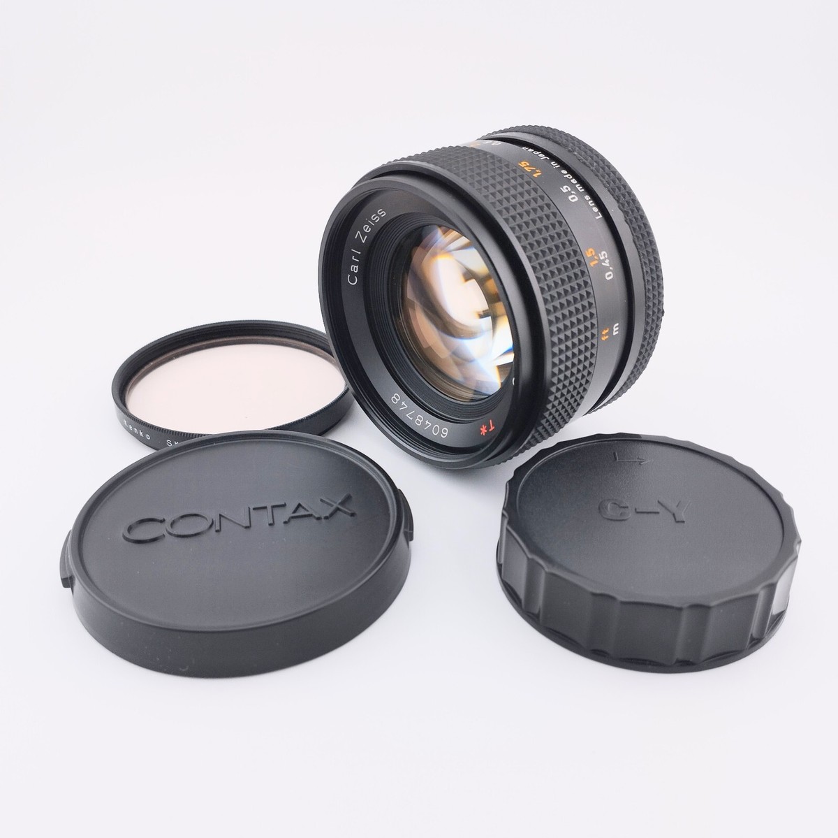 Near Mint】CONTAX Carl Zeiss Planar 50mm F1.4 T* AEJ MF Near Mint】CONTAX Carl Zeiss Planar 50mm F1.4 T* AEJ MF