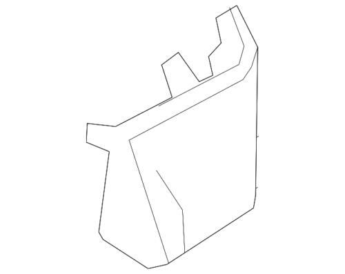 Panel de trim del pilar trasero derecho para Ford Lincoln MKT 2010-2012 (P/N AE9Z-7431004-AA)