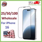 Lot Tempered Glass Screen Protector For iPhone 7/8/XR/11/12/13/14/15/16 Pro Max
