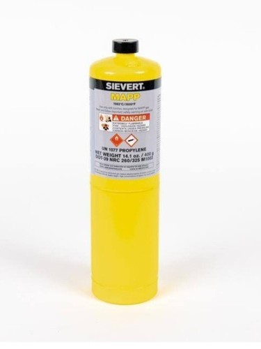 Sievert 2x MAPP Pro Gas Fuel Cylinder 14 1 Oz UN 1077 Hotter 3600 F EBay