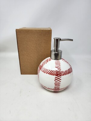 VIETRI VIVA MISTLETOE PLAID SOAP DISPENSER - 5''  New In Box With Tags!