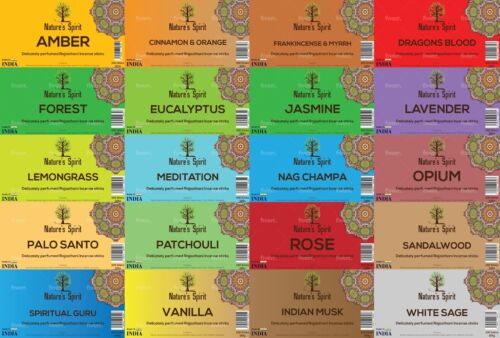Naturally Perfumed Incense Sticks-With Essential oils-100 Joss Sticks Per Pack - Picture 1 of 21