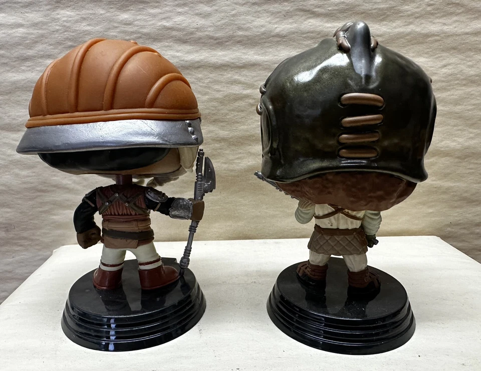 Funko Star Wars Klaatu y Lando Calrissian Skiff Guard Bobbleheads Lote de 2 Foto 2 de 2