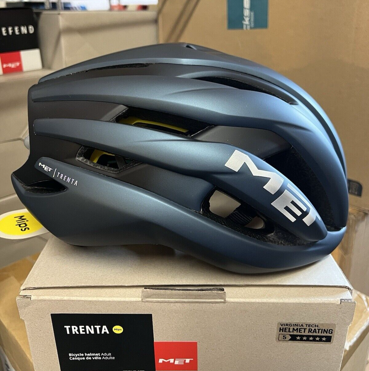 MET Trenta MIPS Road Helmet Small Black