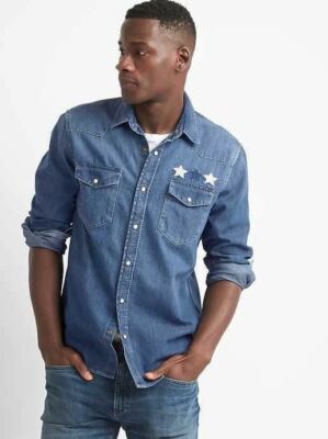 gap western shirt