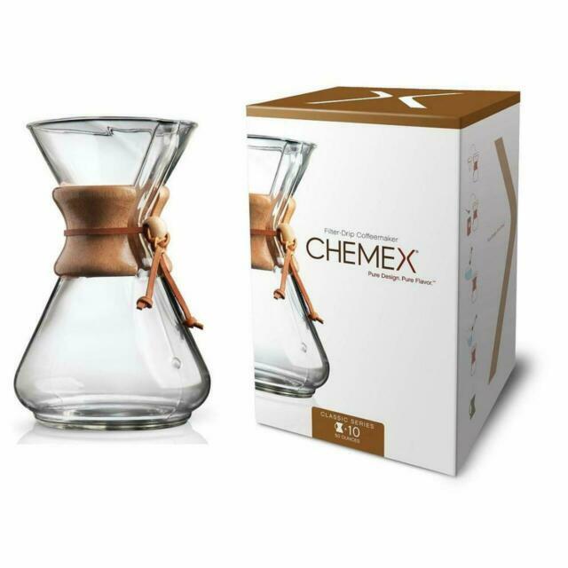 Chemex CM-10A 10-Cup Glass Coffeemaker 