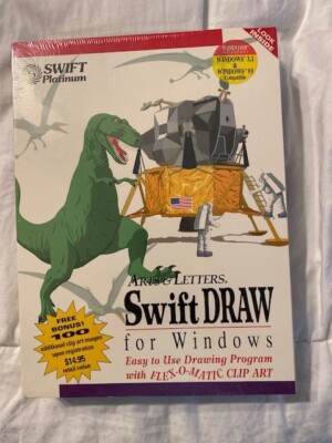 New Swift Platinum (Cosmi) Arts & Letters Swift Draw for Windows