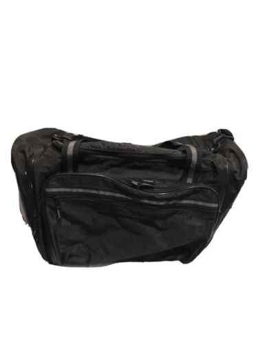 Eddie Bauer Duffle Travel Bag Luggage Shoulder Strap Black Carry On (23”x13”) - Picture 1 of 9