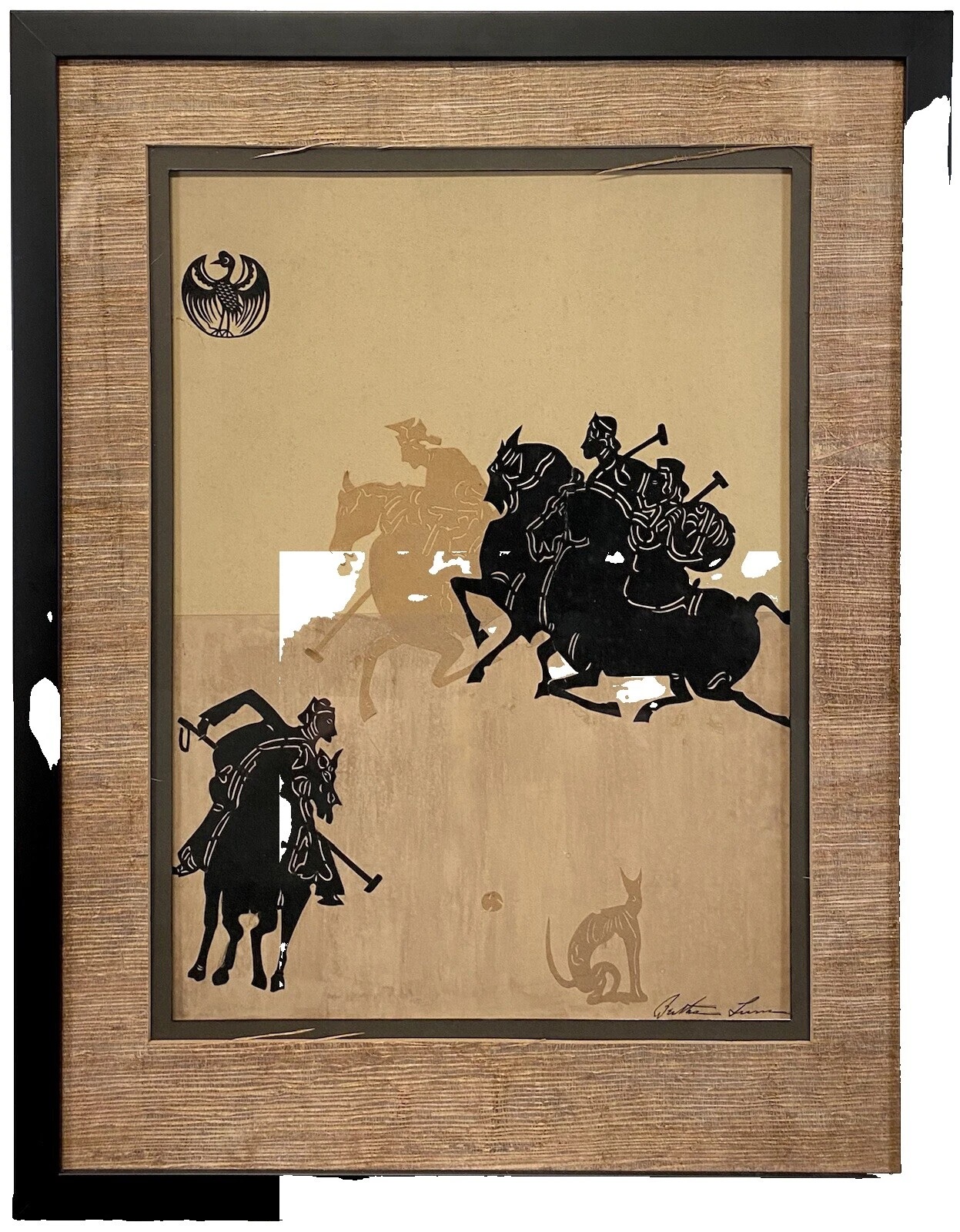 Arte y collage de medios mixtos de papel para deportes