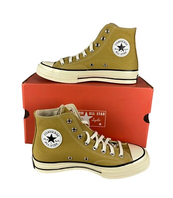NEW Converse Chuck 70 Hi Dunecape Egret Black Shoes Mens 7 Womens 9 A04590C