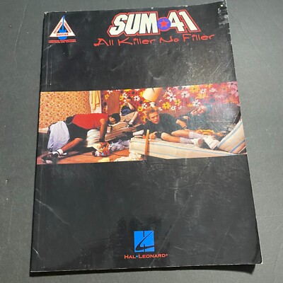SUM 41, ''All Killer No Filler'' GUITAR TAB Music SongBook Tablature PVG GRUNGE
