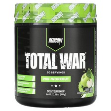 2 X Redcon1, Total War, Pre-Workout, Green Apple, 15.66 oz (444 g)