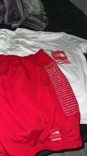 SET SHORT/TEE SHIRT SUPREME X THE NORTH FACE XL