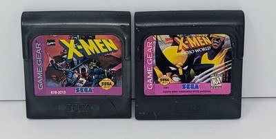 X-Men & X-Men: Mojo World (Sega Game Gear) 2 Game Lot - Tested & Working!