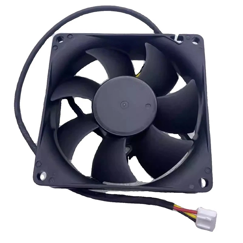 12V 0.70A 80*25mm Server Inverter Switch Cooling Fan EFC-08E12W-EF07 EF06 3-Wire - Image 2 of 2