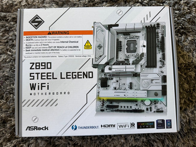ASRock Z890 Steel Legend WiFi LGA 1851 ATX Intel Motherboard