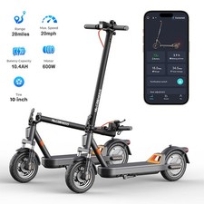 Adult Electric Scooter 28Miles Range Folding E-Scooter City Safe Commuter 20mph