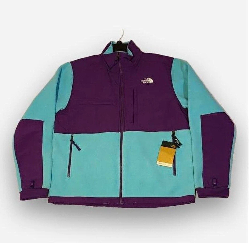 North Face Denali Men's L Full Zip Colorblock Fleece Jacket Zipped Pockets image 1