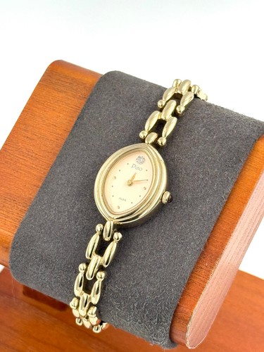 seiko alba pino 17mm Women Quartz Watch New Battery working V400-5390 -f1629