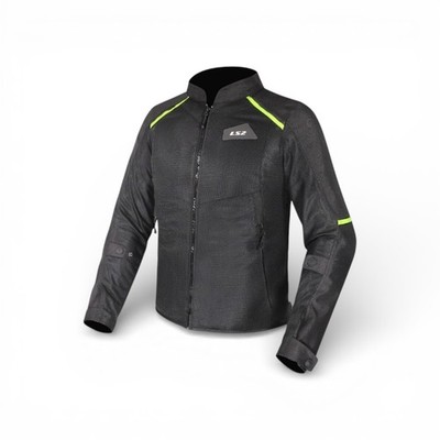 Motorradjacke Sommer LS2 Breeze aus atmungsaktivem Mesh zertifiziert Klasse A gelb...