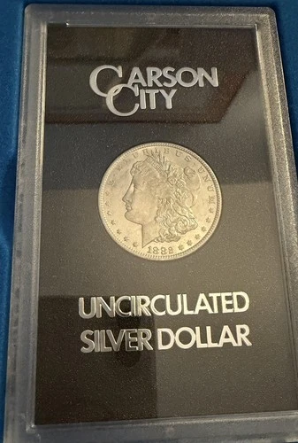 1882 CC GSA Uncirculated  Morgan Silver Dollar with COA and Box Coin#7