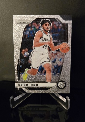 CAMERON THOMAS 🔥 SSP 2024-25 Panini Prizm Silver Glitter Sparkle No. 91