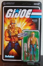 Hasbro G.I. Joe - Super7 Buzzer Dreadnok ReAction 3.75  Action Figures