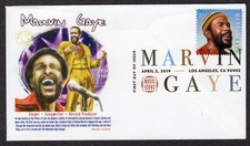 2019 Soul Music Icon MARVIN GAYE (Scott 5371) - Panda Cachets DCP FDC TD299