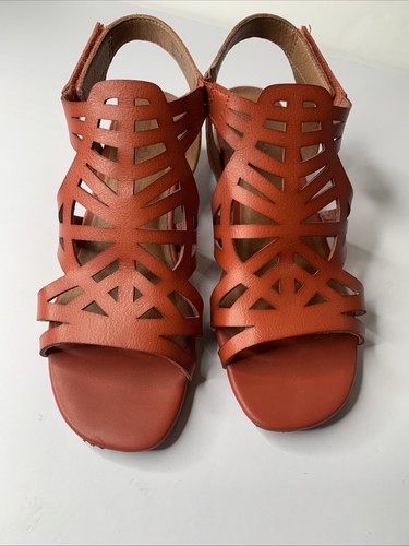 Sandali donna Baretraps VELLUTO 8,5 paprika slingback traforazioni punta aperta COSÌ COME SONO - Foto 16 di 16