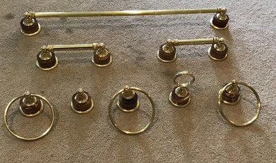 11 Phylrich Regent Bathroom Fixtures, Tower Bars, & Hooks (Local Pickup Only!!!)