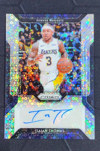 2018-19 Panini Prizm Isaiah Thomas Fast Break Autographs Auto Denver Nuggets