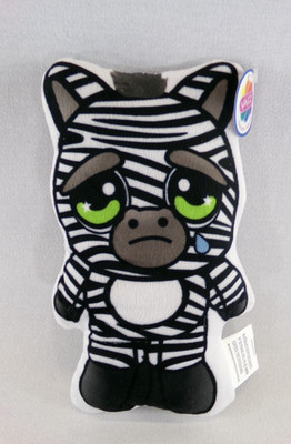 Nanco Zebra Black White Creation of Quality Fun Plush Toy 9.5''X5'' New With Tags