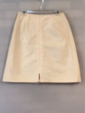 Vintage 70s DIFINI ORIGINALS Golf Skirt Skorts Size Small Ivory Tailored Front