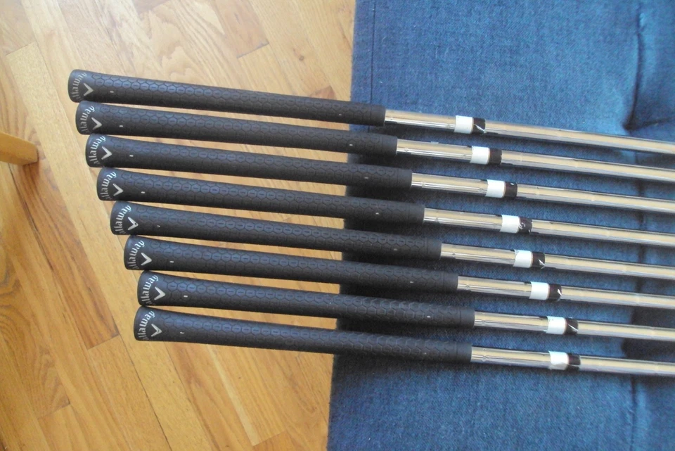 Lefty Callaway Diablo Edge irons 4-PW,AW uniflex steel std length - Image 3 of 4