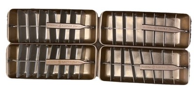 Vintage GE Redi-Cube Ice Cube Maker Tray 18 Cubes Aluminum Rose Gold Lot Of 4