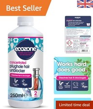 Natural Drain Cleaner – Plughole Hair Unblocker 250ml for Eco-Conscious Homes