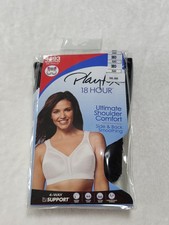 Playtex 38D 18 Hour Ultimate Shoulder Comfort Wireless Bra Style 4693 NWT 133