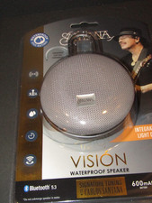 Carlos Santana Vision Waterproof Wireless Bluetooth Portable Speaker LED Display