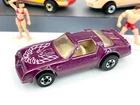 Vintage Hot Wheels Blackwall 1987 SCARCE Color Racers PURPLE Hot Bird - Sweet!