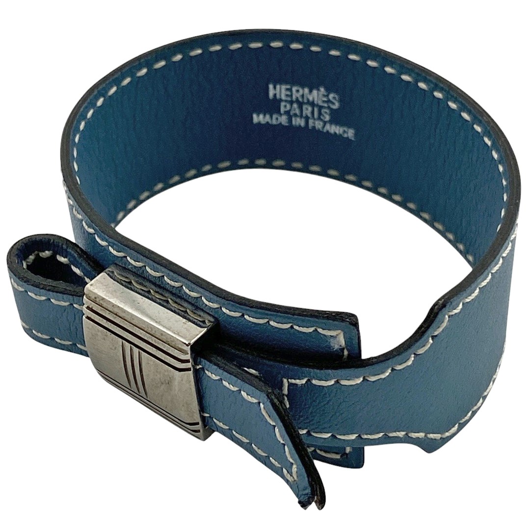 Hermes Artemis pre-owned leather bracelet in excellent condition
