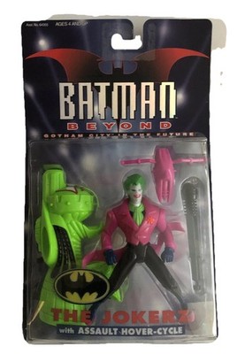 VTG. THE JOKER W/Assault Hover Cycle Batman Beyond 1999 Kenner NIP