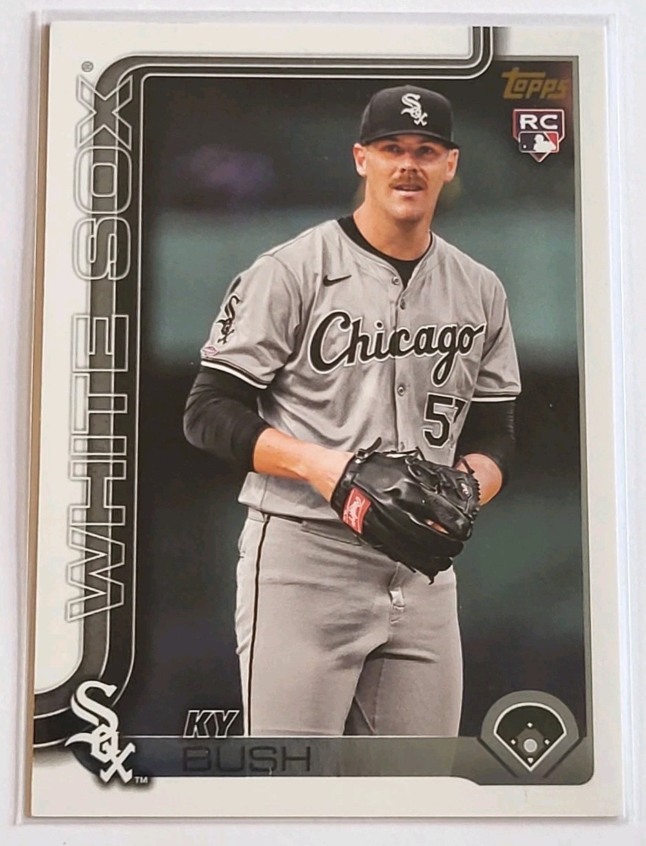 2025 Topps Series 1 - Ky Bush Golden Mirror Image Variation SSP #280 RC Rookie 