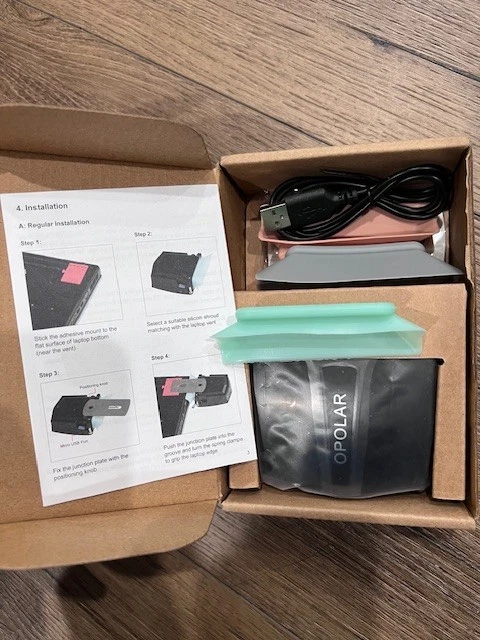 Laptop Cooler with Temperature Display, Rapid Cooling, Auto-Temp Detection. - Image 2 of 3