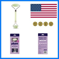 Jade Roller - Face Roller, Gua Sha Facial Tools, Pack of 1 Facial Roller fo...