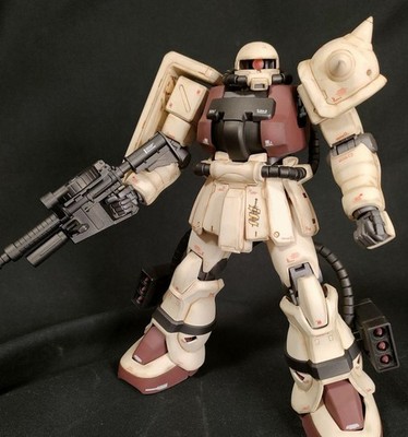 Assembled Mg 1/100 Gundam Painted Ms-06F-2 Zaku Ii F2 Type Japan