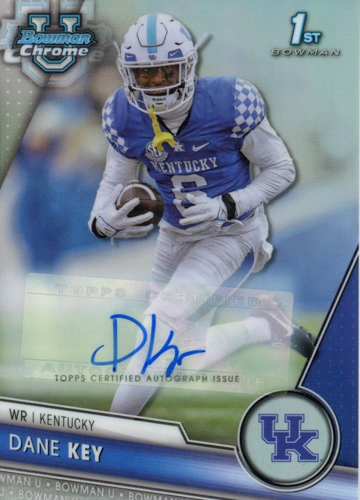 Dane Key 2023 Bowman University Chrome 1st Refractor Auto /499 RC