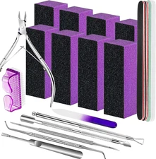 Nail Care Kit, Nail Buffers and Files, Nail Cuticle Tools Kit, Nail Manicure Too